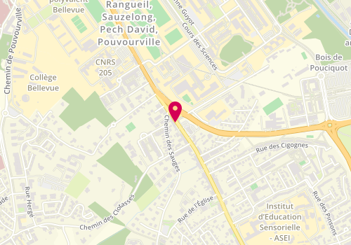Plan de Librairie Ellipses, 251 Route de Narbonne, 31400 Toulouse