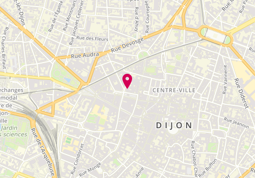 Plan de Librairie Grangier, 14 Rue du Château, 21000 Dijon