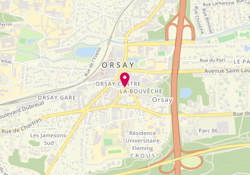 Plan de Librairie Les Beaux Papiers d'Orsay, 57 Rue de Paris, 91400 Orsay