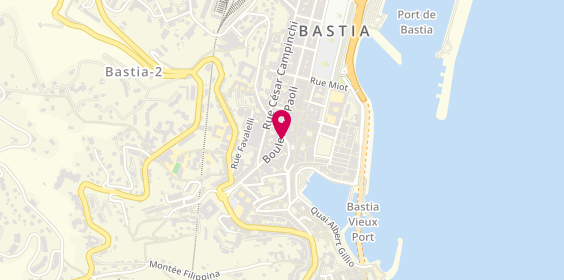Plan de Les P'tits Bidules, 16 Boulevard Paoli, 20200 Bastia