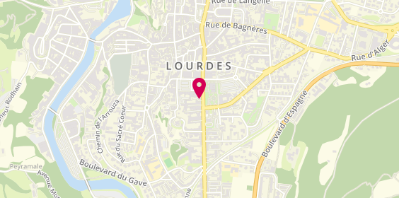 Plan de Librairie le Square, 6 avenue du Maréchal Foch, 65100 Lourdes