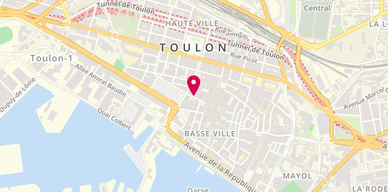 Plan de Alain Philatélie, 12 Rue Notre Dame, 83000 Toulon