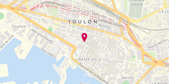 Plan de Librairie Saint Joseph, 15 Rue de l'Étoile, 83000 Toulon