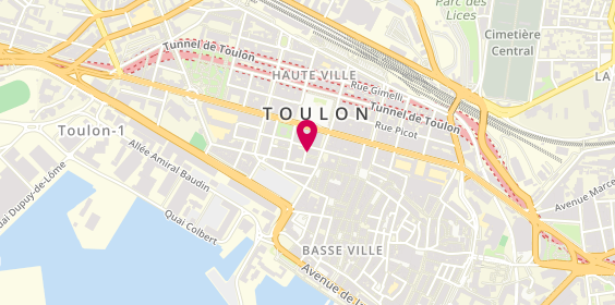 Plan de Les Kiosques, Rue Prosper Ferréro, 83000 Toulon