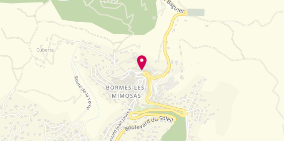 Plan de Papeterie du Progres, 7 place Gambetta, 83230 Bormes-les-Mimosas