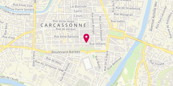 Plan de PITARD Michel, 7 Rue Courtejaire, 11000 Carcassonne