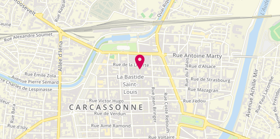 Plan de Librairie Saint Dominique, 62 Rue Georges Clemenceau, 11000 Carcassonne