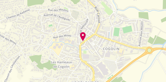 Plan de La Librairie de Cogolin, 26 Rue Gambetta, 83310 Cogolin