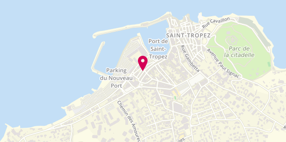 Plan de Scarlett Saint-Tropez, 24 Rue Henri Seillon, 83990 Saint-Tropez