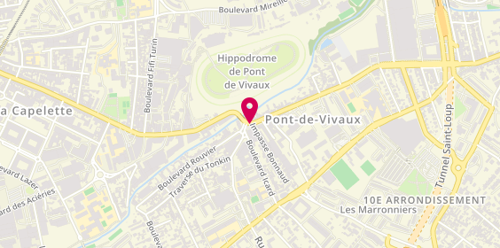 Plan de Plume Presse, 6 place Pont de Vivaux, 13010 Marseille