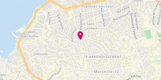 Plan de Librairie Papet Endoume, 244 Rue d'Endoume, 13007 Marseille