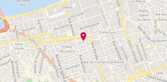 Plan de Papeterie de l'Enseignement, 3 Rue Dr Combalat, 13006 Marseille