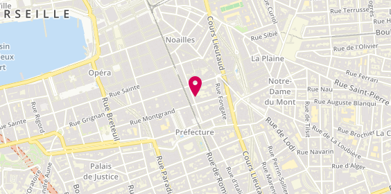 Plan de Librairie ésotérique  3e MILLENAIRE, 71 Rue de la Palud, 13006 Marseille