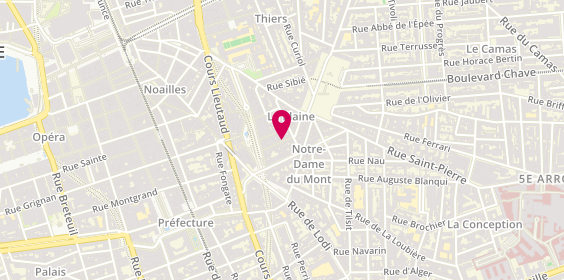 Plan de Librairie Pascal Fauguet, 21 Rue Bussy l'Indien, 13006 Marseille