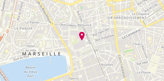 Plan de FNAC, Centre Bourse
17 Cr Belsunce, 13001 Marseille