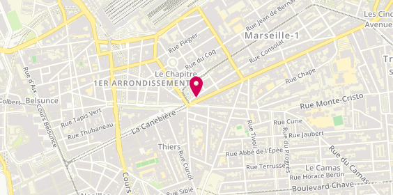 Plan de Grand Bar du Chapitre, 4 Rue Consolat, 13001 Marseille