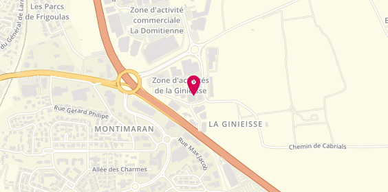 Plan de Hyper Plein Ciel, Zone Aménagement de la Giniesse
1 Rue Zenobe Gramme, 34500 Béziers