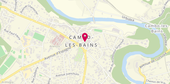 Plan de Les Musardises, 8 avenue de la Mairie, 64250 Cambo-les-Bains