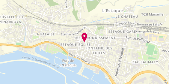 Plan de A l'Encre Bleue, 86 Boulevard Roger Chieusse, 13016 Marseille
