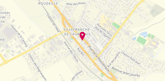 Plan de Lib Pap Ejea, 135 Rue de la République, 31290 Villefranche-de-Lauragais