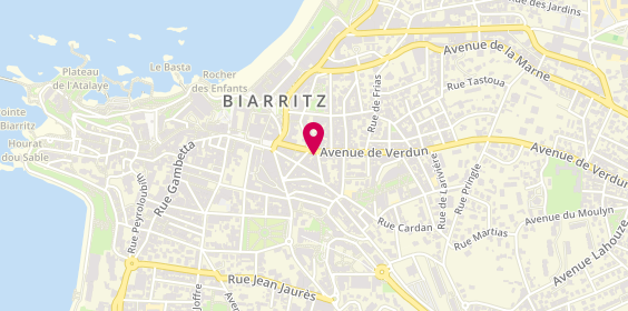 Plan de Boutique Ésotérique Biarritz | Spiritus Corpus, 2 Rue de la Maison Suisse, 64200 Biarritz