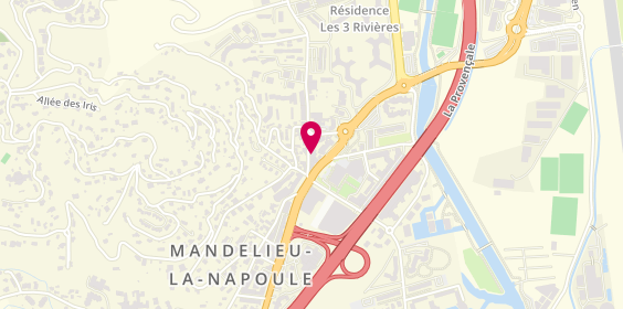 Plan de CCB Papeterie, 54 avenue Janvier Passero, 06210 Mandelieu-la-Napoule