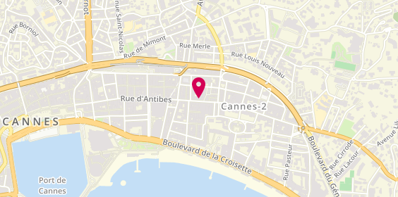 Plan de FNAC, 83 Rue d'Antibes, 06400 Cannes