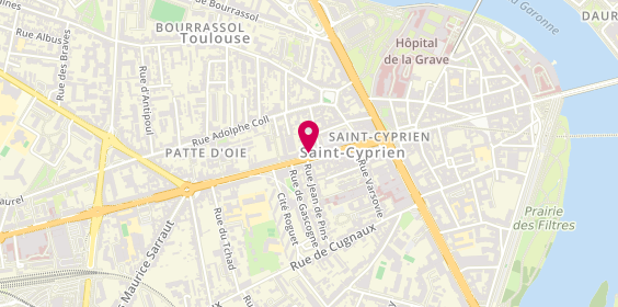 Plan de L'Autre Rive, 24 avenue Etienne Billières, 31300 Toulouse