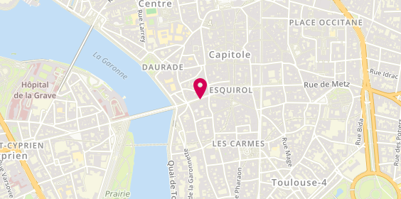 Plan de Bouquiniste Brocanteur du Pont Neuf, 16 Rue de Metz, 31000 Toulouse