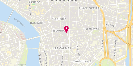 Plan de Librairie Absolu Plus Esotérisme, 19 Rue des Tourneurs, 31000 Toulouse