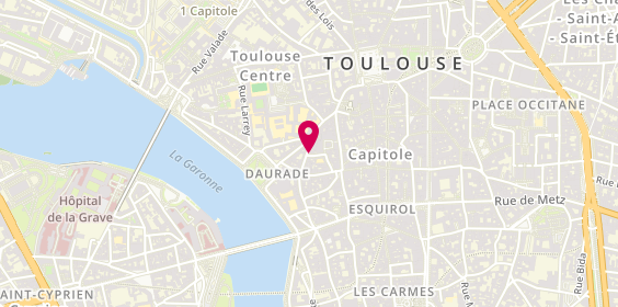 Plan de Librairie Chrétienne CLC Toulouse, 50 Rue Peyrolières, 31000 Toulouse
