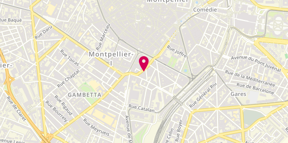 Plan de Librairie Chrétienne CLC Montpellier, 1 Rue Anatole France, 34000 Montpellier