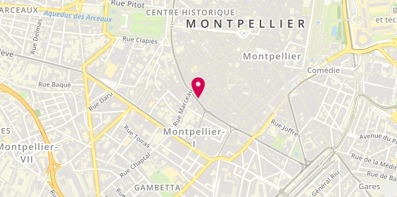 Plan de Le Grain des mots, 15 Boulevard du Jeu de Paume, 34000 Montpellier