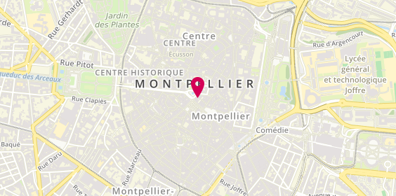 Plan de GIBERT JOSEPH Montpellier, 3 place Martyrs de la Résistance, 34000 Montpellier