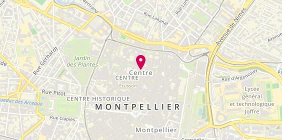 Plan de Librairie Juridique des étudiants, 40 Rue de l'Université, 34000 Montpellier