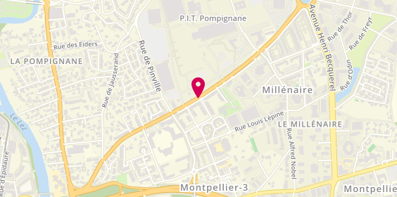 Plan de DELMAS Nicolas, 748 Rue Vieille Poste, 34000 Montpellier
