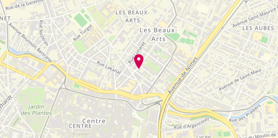 Plan de Librairie la Cavale, 24 Rue de la Cavalerie, 34090 Montpellier