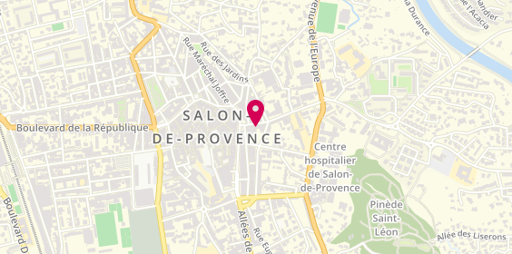 Plan de Librairie le Grenier d'Abondance, 38 Rue Auguste Moutin, 13300 Salon-de-Provence