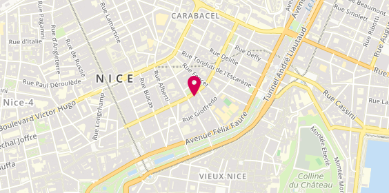 Plan de A la Sorbonne, 23 Rue de l'Hôtel des Postes, 06000 Nice