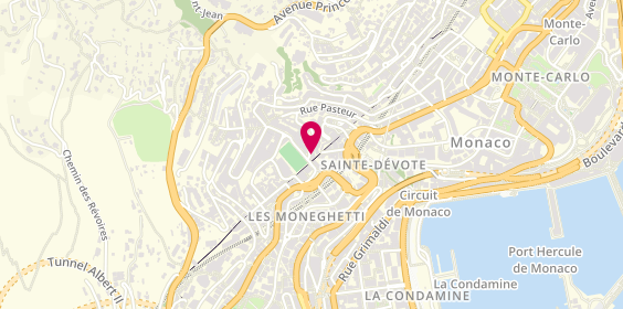 Plan de Kiosque des Moneghetti, Place des Moneghetti, 06240 Beausoleil