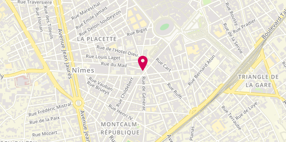 Plan de Librairie Pop' Up et Cie, 16 Rue de la République, 30900 Nîmes
