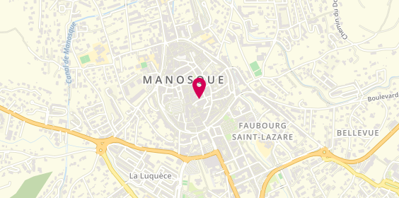 Plan de Les Mots du Monde, Rue Voland, 04100 Manosque