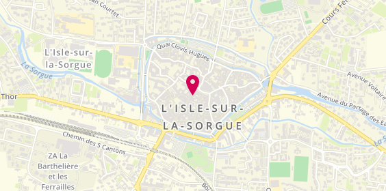 Plan de Le Livre et la Plume, 7 Rue Carnot, 84800 L'Isle-sur-la-Sorgue