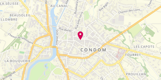 Plan de Delavega, 4 Place Saint Pierre, 32100 Condom