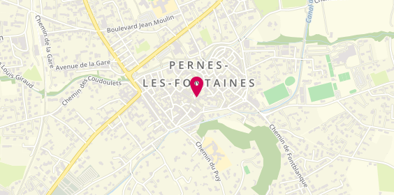 Plan de Atelier Llorens, 95 place Louis Giraud, 84210 Pernes-les-Fontaines