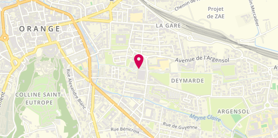 Plan de Le Kiosque d'Ebene, avenue Rodolphe d'Aymard, 84100 Orange