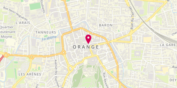Plan de Librairie l'Orange bleue, 23 Rue Caristie, 84100 Orange