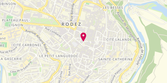 Plan de Maison du Livre, 12 Place Charles de Gaulle, 12000 Rodez