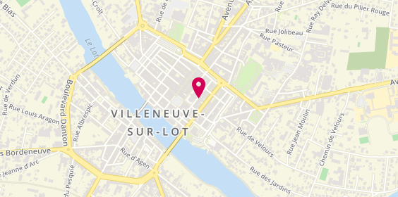 Plan de Librairie Livresse, 44 Rue des Girondins, 47300 Villeneuve-sur-Lot
