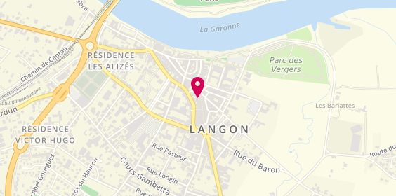 Plan de Canal BD, 17 Rue Maubec, 33210 Langon